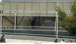 27 a2y. Spain - driving into Santiago de Compostela