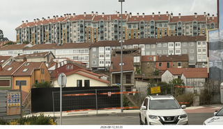 30 a2y. Spain - driving into Santiago de Compostela