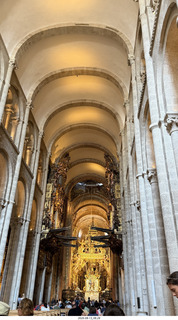 154 a2y. Spain - Santiago de Compostela - walking tour - catherdral