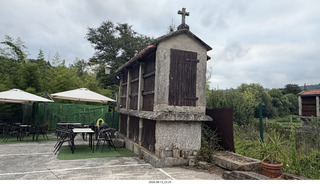 216 a2y. Spain - Santiago de Compostela - bus tour of north shore