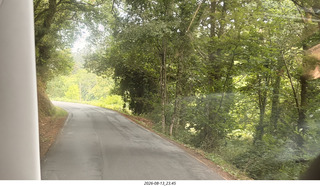 242 a2y. Spain - Santiago de Compostela - bus tour of north shore