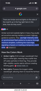 246 a2y. Spain - amber and red road lights for fog search
