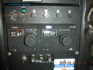 new-l;ooking (borrowed) transponder and KX 170B