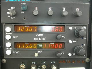 new transponder face-plate, new MX-170C radio