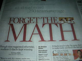 Forget the Math headline