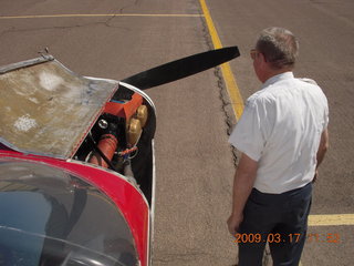 n4372j in shop with new engine - Bill