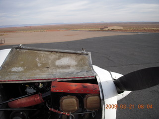 Adam flying N4372J with new engine