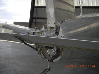 N8483R awaiting new paint at Falcon Field (FFZ)