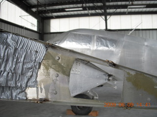 N8483R awaiting new paint at Falcon Field (FFZ)