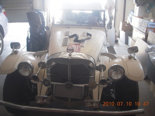 NM-RAC New Mexico back-country get-together - beautiful old/new car at Whitewater Ranch
