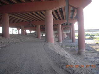 run along dirt road around Hayden on Tempe Town Lake (where it used to be)