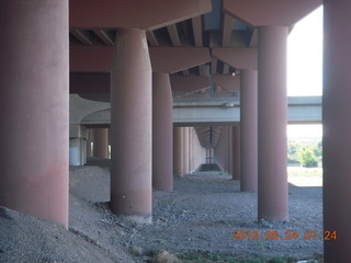 run along dirt road around Hayden on Tempe Town Lake (where it used to be)