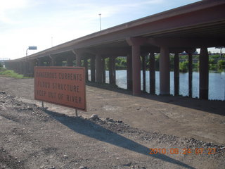 run along dirt road around Hayden on Tempe Town Lake (where it used to be)