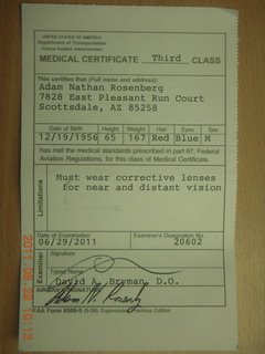 new aviation third-class medical