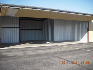 Sean's new, empty hangar