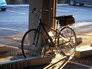 new Trek Verve bicycle (without toe clips)