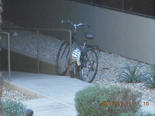 new Trek Verve bicycle with toe clips
