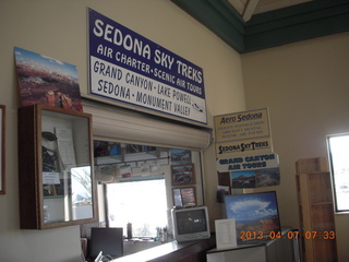 new flying desk at Sedona
