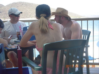 Sean's new boat - Kristina II - restaurant