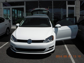 Lunde's Volkswagon - my new Golf paperwork