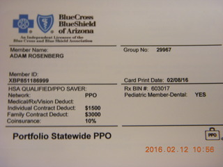 BCBS Blue Cross Blue Shield card