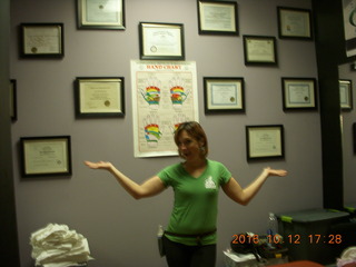 Ana and her new office