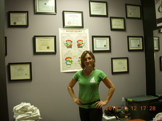 Ana and her new office