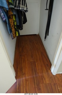 my new floor in my closet