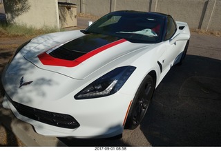 my vet Dr. Krista Gibson's new Corvette