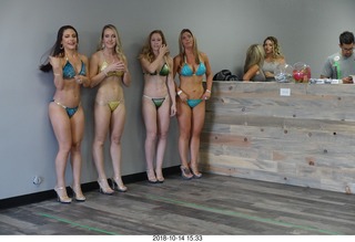 new NH2T store - International Physique League (IPL) show - rehearsal - bikini
