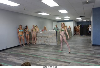new NH2T store - International Physique League (IPL) show - rehearsal - bikini