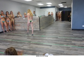 new NH2T store - International Physique League (IPL) show - rehearsal - bikini