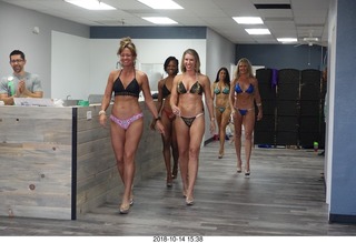 new NH2T store - International Physique League (IPL) show - rehearsal - bikini