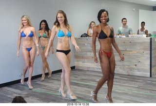new NH2T store - International Physique League (IPL) show - rehearsal - bikini