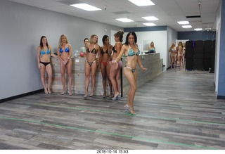 new NH2T store - International Physique League (IPL) show - rehearsal - bikini