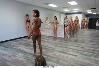 new NH2T store - International Physique League (IPL) show - rehearsal - bikini