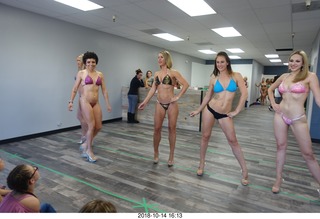 new NH2T store - International Physique League (IPL) show - rehearsal - bikini - Samantha Micheli