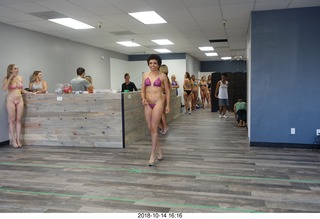 new NH2T store - International Physique League (IPL) show - rehearsal - bikini - Samantha Micheli
