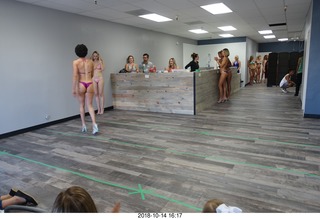 new NH2T store - International Physique League (IPL) show - rehearsal - bikini - Samantha Micheli