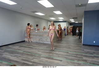 new NH2T store - International Physique League (IPL) show - rehearsal - bikini - Samantha Micheli