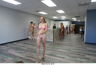new NH2T store - International Physique League (IPL) show - rehearsal - bikini - Samantha Micheli