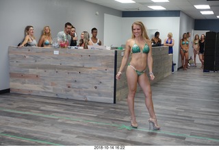 new NH2T store - International Physique League (IPL) show - rehearsal - bikini - Christian DeAngelis + Heather Kile