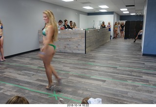 new NH2T store - International Physique League (IPL) show - rehearsal - bikini - Christian DeAngelis + Heather Kile