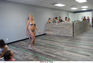 new NH2T store - International Physique League (IPL) show - rehearsal - bikini - Christian DeAngelis + Heather Kile