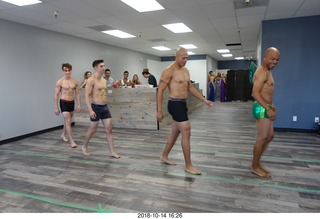 new NH2T store - International Physique League (IPL) show - rehearsal - angel - Samantha Micheli
