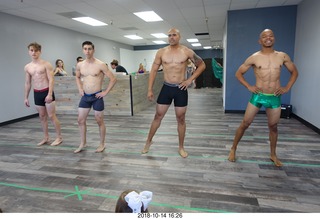 new NH2T store - International Physique League (IPL) show - rehearsal - male physique - Ricky Bobby