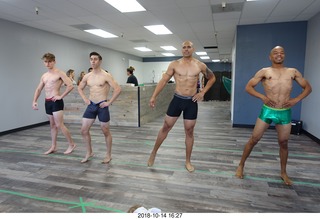new NH2T store - International Physique League (IPL) show - rehearsal - male physique - Ricky Bobby
