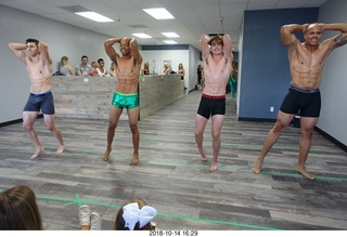 new NH2T store - International Physique League (IPL) show - rehearsal - male physique - Ricky Bobby