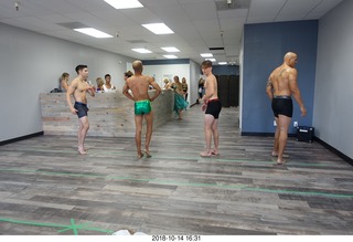 new NH2T store - International Physique League (IPL) show - rehearsal - male physique - Ricky Bobby