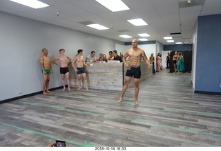 new NH2T store - International Physique League (IPL) show - rehearsal - male physique - Ricky Bobby